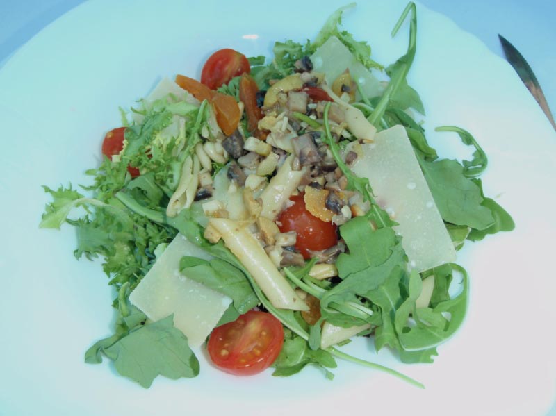 Ensalada tibia al aroma de limón Ensalada tibia al aroma de limón