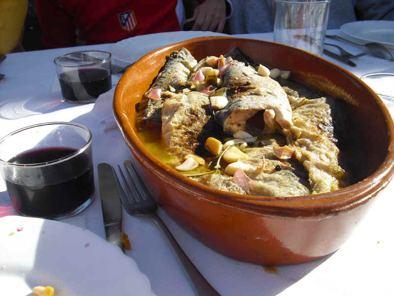 Receta de trucha escabechada