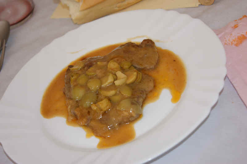 Receta de ternera con aceitunas