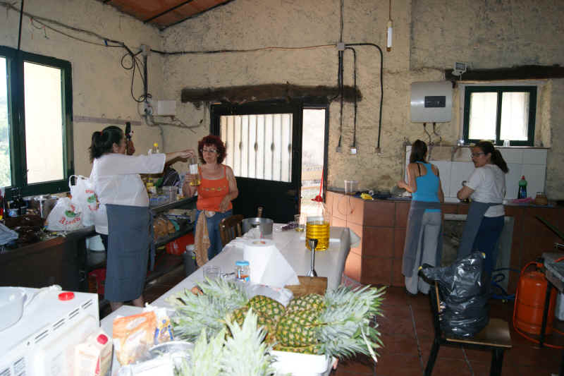 En plena faena