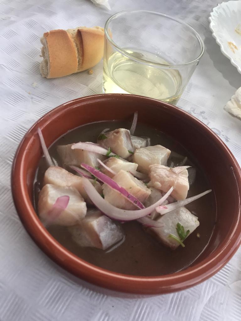 Ceviche de corvina Ceviche de corvina