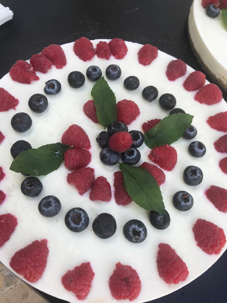 Tarta de yogur griego Tarta de yogur griego
