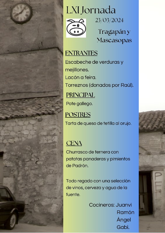 Menú de la 61 Menú de la 61