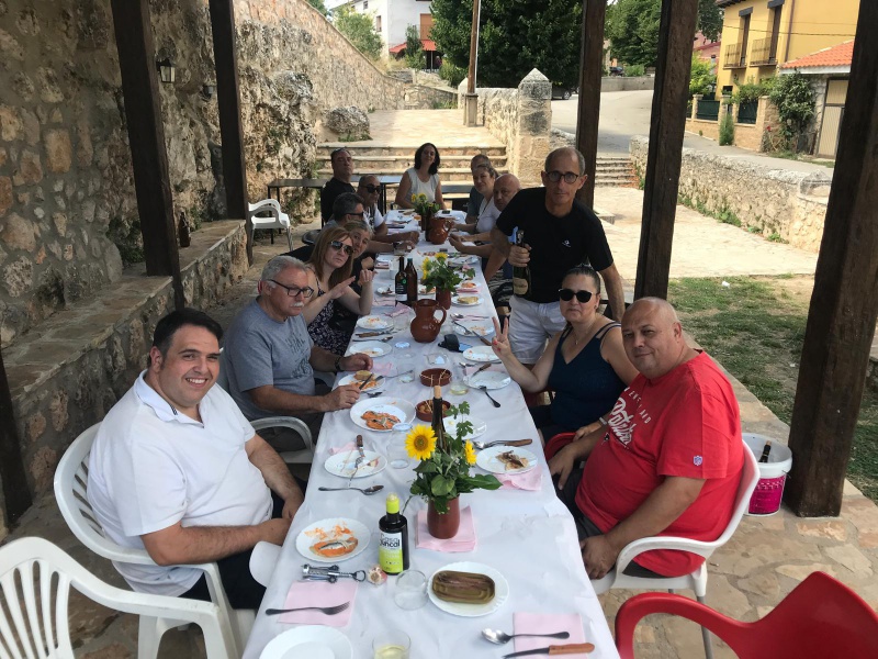 Parte de los comensales Parte de los comensales