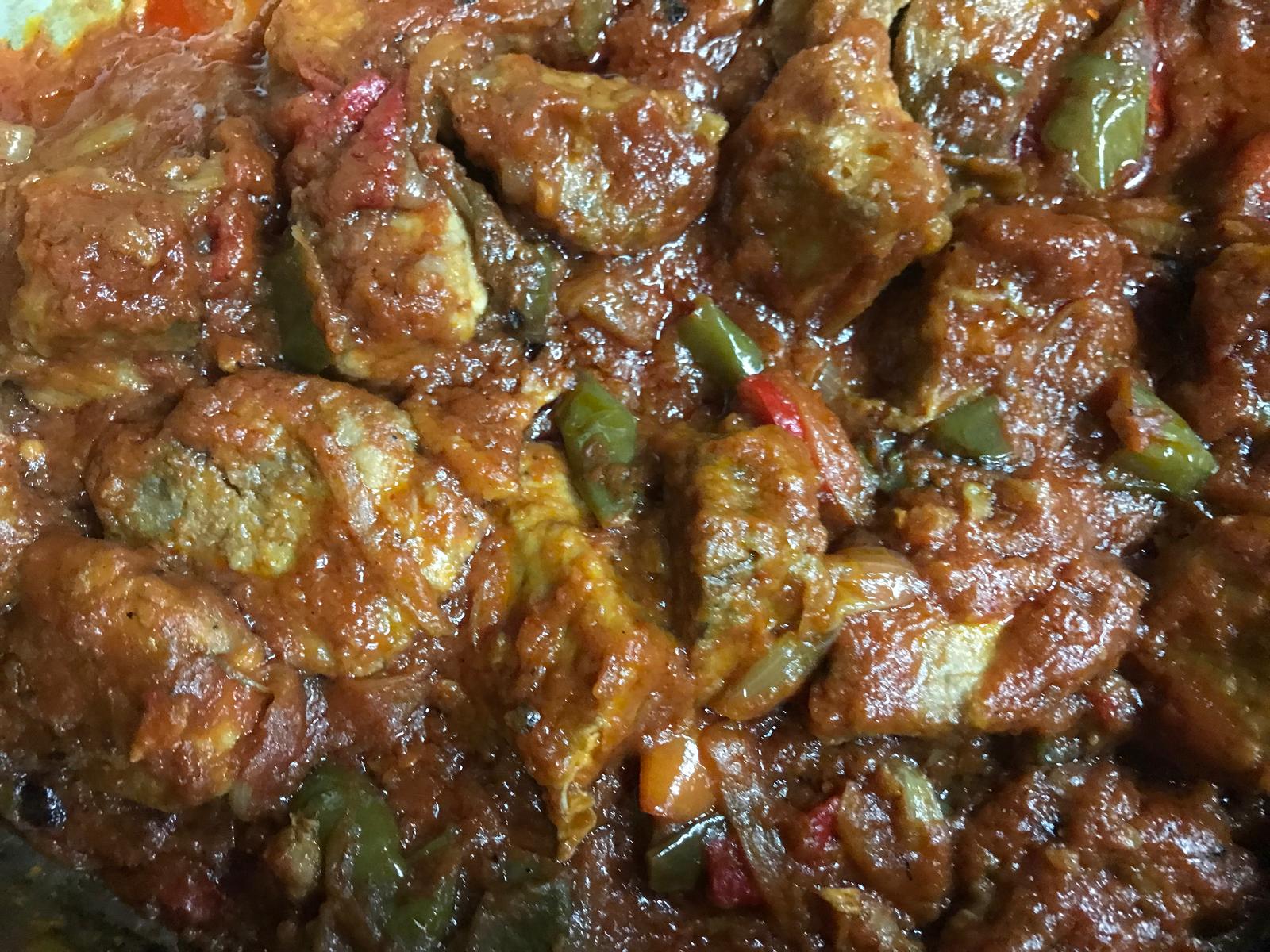 Receta de atún con pimientos