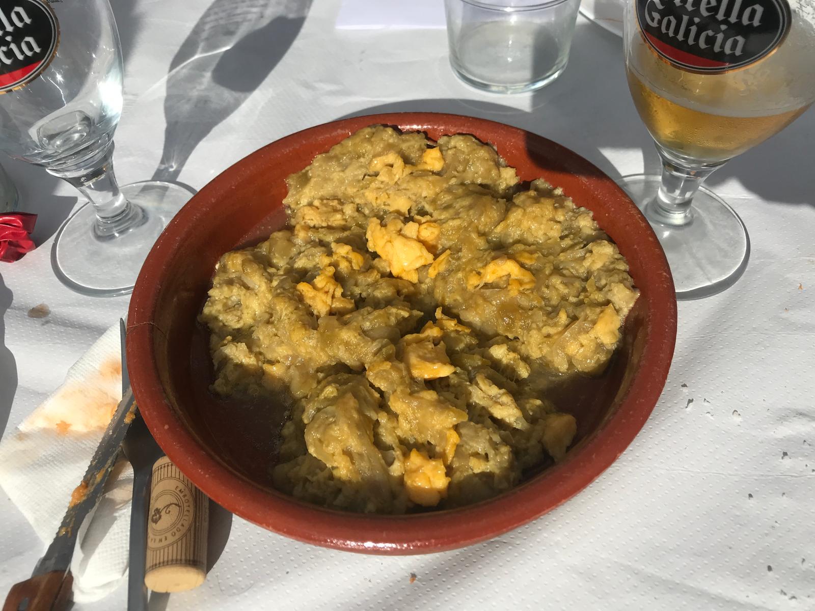Zarangollo para la tosta Zarangollo para la tosta
