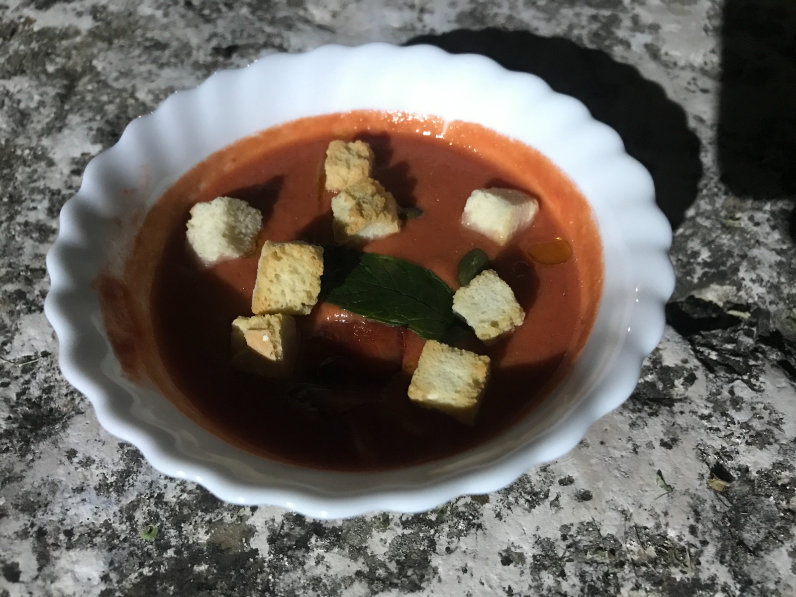 Gazpacho de cerezas Gazpacho de cerezas