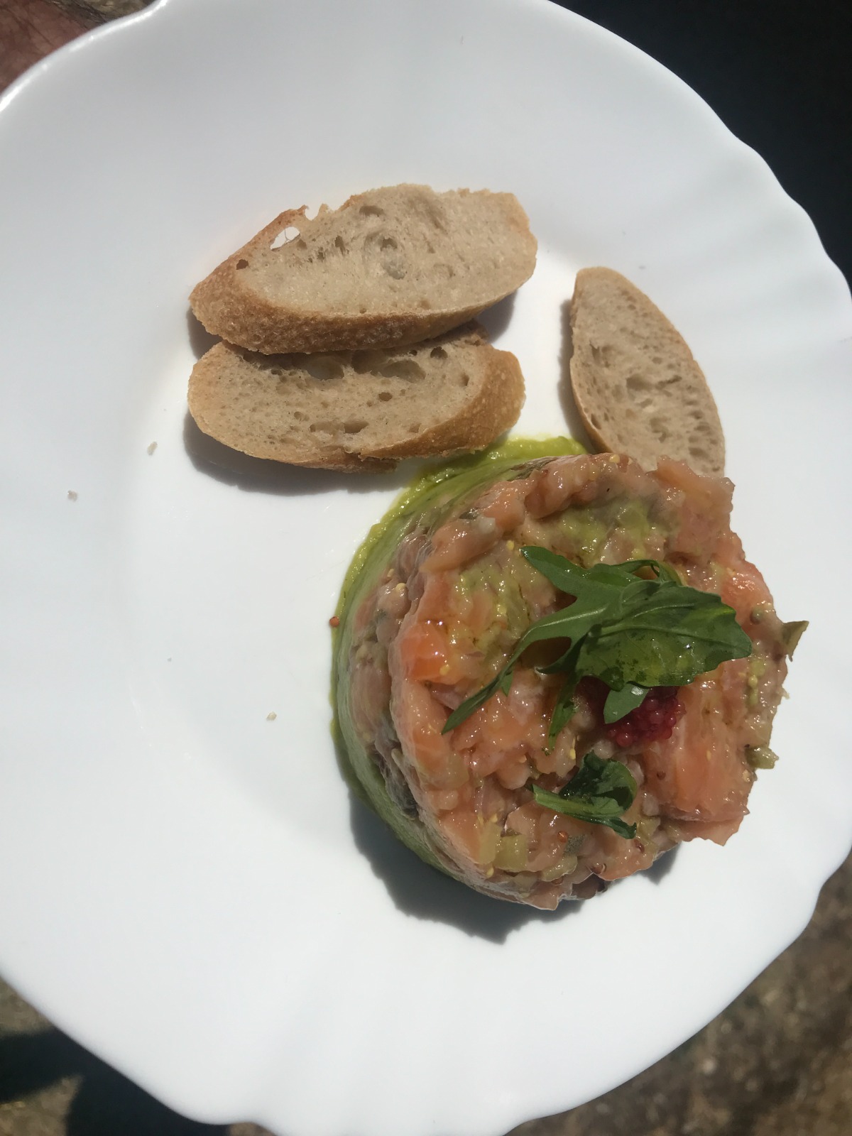 Tartar de salmón Tartar de salmón