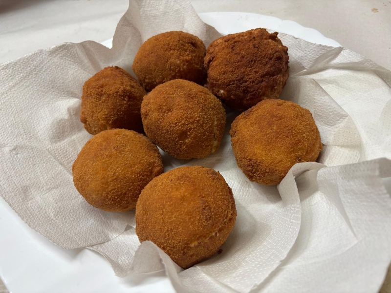 Receta de bombas de la Barceloneta